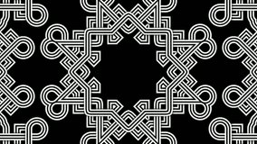 Rotating graphic effect on lines that form an eight-pointed star-shaped symbol. - Powered by Shutterstock - Get 15% off with code: PIKWIZARD15