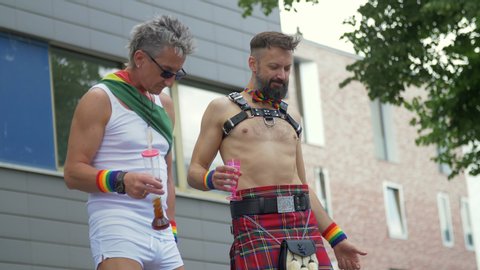 Berlin, Germany. July 27th 2019: Berlin Pride Celebration. Gay LGTBI Activism. CSD Demonstration
