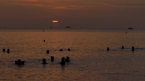Sunset seen from Phu Quoc Island, Vietnam