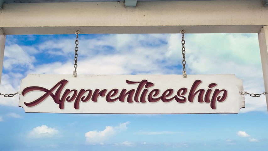 Street Sign the Way to Apprenticeship