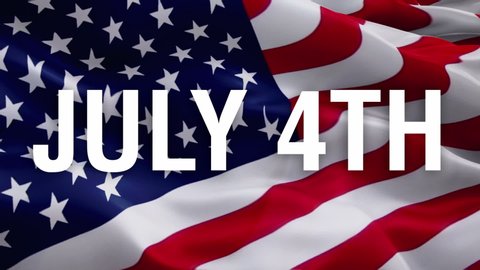 Happy Fourth July Against Usa Flag Stock Photo (edit Now) 664301377