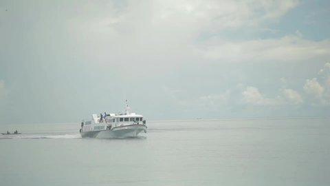 Mentawai Island, West Sumatra, Indonesia ‎March ‎16, ‎2016 : Ferry