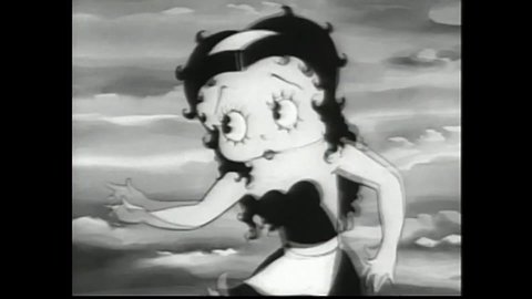 CIRCA 1935 - In this animated film, Betty Boop sings to mythological creatures she meets in Wonderland.
