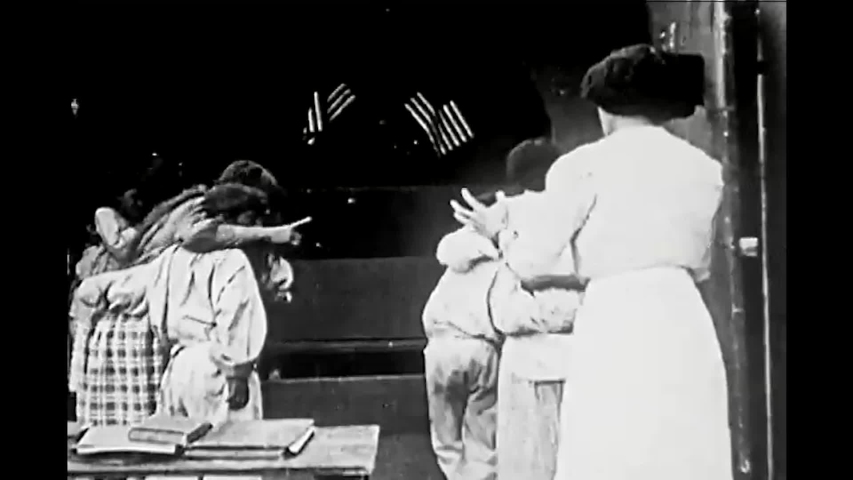 CIRCA 1913 - Led by an American doctor, a small militia of Filipinos takes refuge in a woman