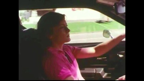 CIRCA 1980s - Drivers utilize defense driving techniques, avoiding collisions, in 1983.