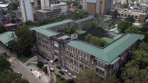 University of Santo Tomas Church Drone Footage