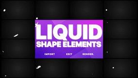Liquid Shapes is a awesome collection Motion Graphics Pack. Just drop it into your project. Alpha channel included. Easy to customize with your favorite software. More elements in our portfolio.