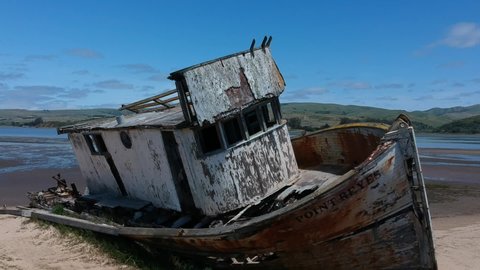 Shipwreck Point Reyes California Sunken Steamboat Old Steam Boat