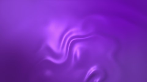 Purple silk cloth surface with waves on it, video animation of silky background. Wavy silk textile of violet colour looks like liquid. Beautiful modern screen saver for computer or apps.