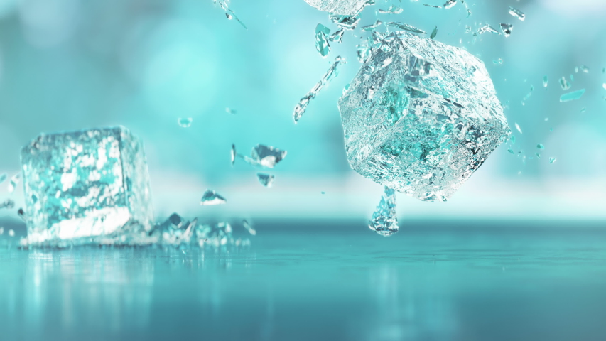 Falling ice cubes in 4K Super Slow motion
 Royalty-Free Stock Footage #1054035071