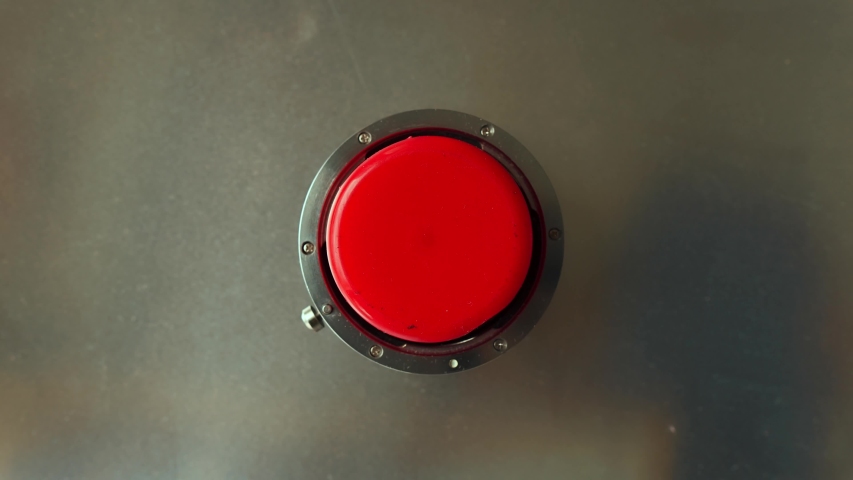 Красная кнопка футаж.
