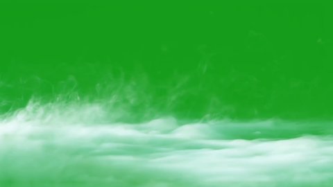 Smoke on ground green screen motion graphics