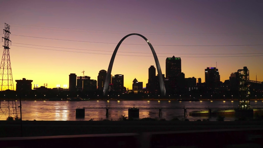 St. Louis Day to Night Timelapse