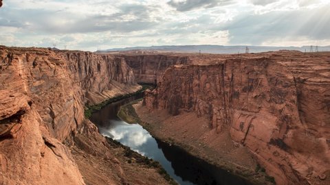 Majestic Cliffs & River of Glen Canyon in Arizona - Breathtaking Time lapse