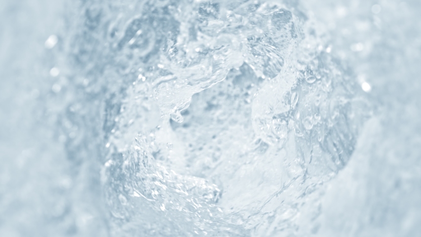 Super Slow Motion Shot of Water Whirl at 1000 fps. Royalty-Free Stock Footage #1054176818