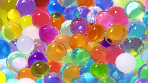 3d Cgi Animation Colorful Confetti Falling Stock Footage Video (100% 