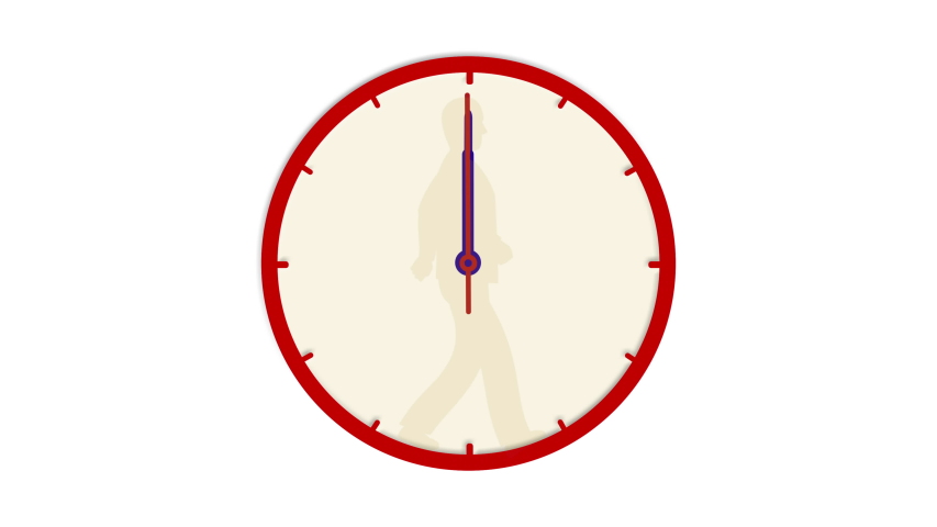 Passing the time animation