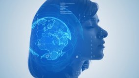 AI (Artificial Intelligence) concept. Deep learning. Mindfulness. Psychology. - Powered by Shutterstock - Get 15% off with code: PIKWIZARD15