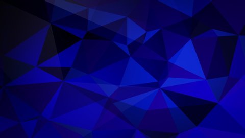 Animated Blue Triangle Fractal Backdrop