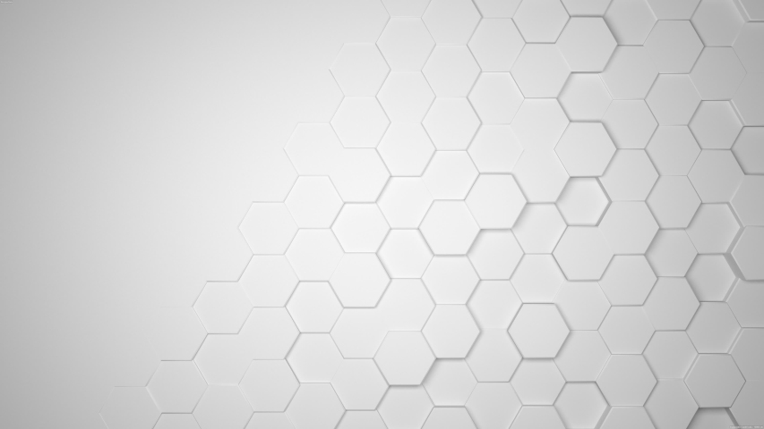 3D animation - Abstract hexagonal looped background Royalty-Free Stock Footage #1054306427