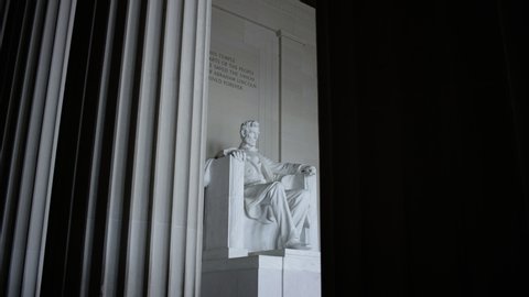 Statue of Abraham Lincoln at Lincoln Memorial