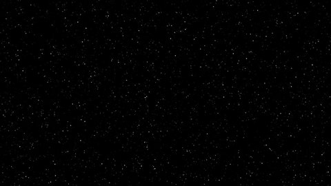 4K Video footage Motion of shinny stars animation on black background. Night stars skies with twinkling or blinking stars motion background. Looping seamless space backdrop travel.