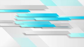 Blue and grey technology geometric abstract motion background. Seamless looping. Video animation Ultra HD 4K 3840x2160