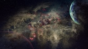 the universe, can be used as a video background
