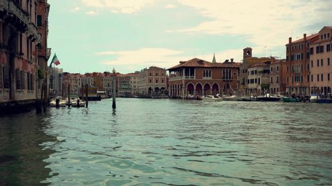 View of Grand Canal in Venice