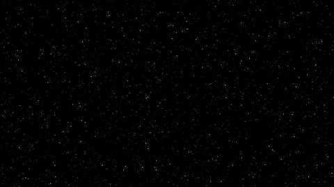 4K Video footage Motion of shinny stars animation on black background. Night stars skies with twinkling or blinking stars motion background. Looping seamless space backdrop travel.