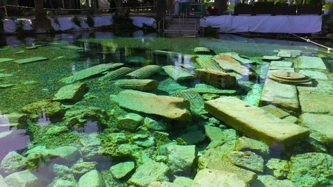 Cleopatra's Ancient Pool - Pamukkale - Turkey.