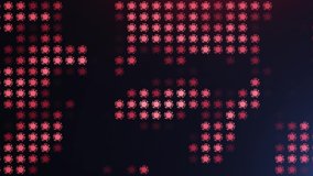 Mosaic animation with coronavirus cells. Covid-19 medical animation. The virus model is realistic. 4k  - Powered by Shutterstock - Get 15% off with code: PIKWIZARD15