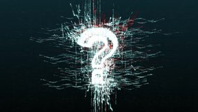 Question mark of modern technologies and virtual digital environment. Problems and solutions of the technological world. - Powered by Shutterstock - Get 15% off with code: PIKWIZARD15