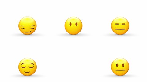 KRISTIANSTAD, SWEDEN - JUNE 01, 2020: Poker Face Emoji Pack ( 10 of 18)
4 emojis animated and rendered MOV alpha channel