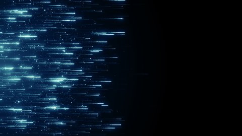 Particles blue dust abstract light motion titles cinematic background loop