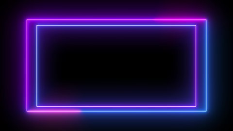 Neon Glow Color Moving Seamless Art Stock Footage Video (100% Royalty ...