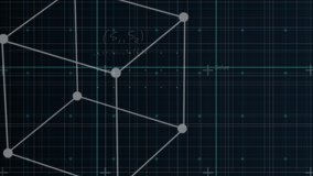 Animation of mathematical equations and formulae floating on a grid on black background. Science and research concept digitally generated image - Powered by Shutterstock - Get 15% off with code: PIKWIZARD15