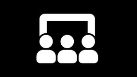 From the Glitch effect arises users class symbol. Then the TV turns off. Alpha channel Premultiplied - Matted with color black - Powered by Shutterstock - Get 15% off with code: PIKWIZARD15