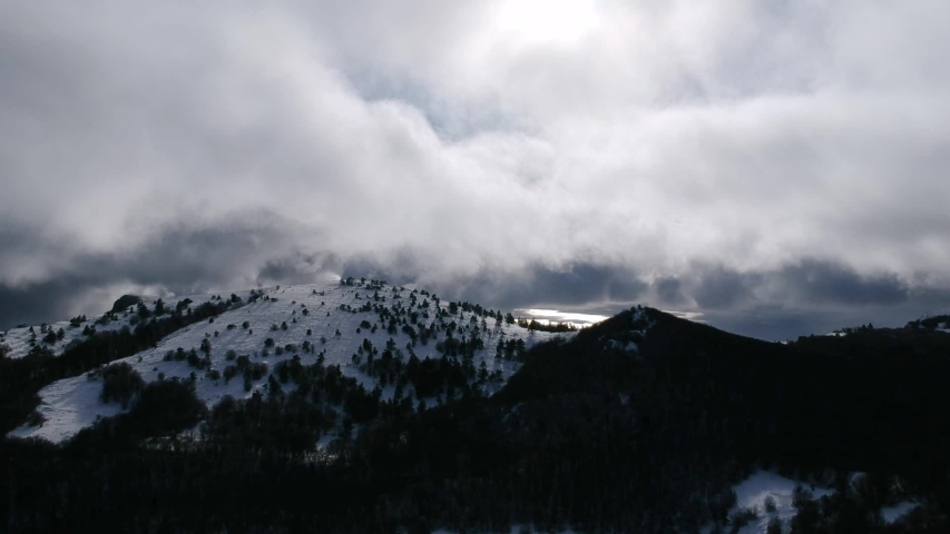 Big Clouds over the mountain landscape image - Free stock photo ...