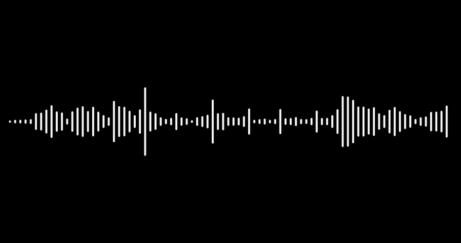 4k black and white video footage of audio visualizer on black background. Black and white music equalizer on dark background.  Formats UHD, HD, 1080p 4K.
 Royalty-Free Stock Footage #1054416761