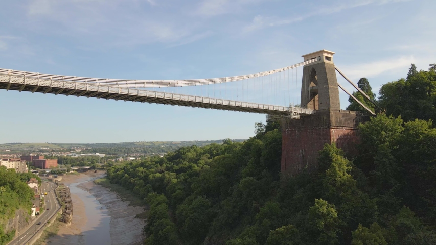 
Clifton Suspension Bridge Orbital Underneath Bristol UK | Shutterstock HD Video #1054448738