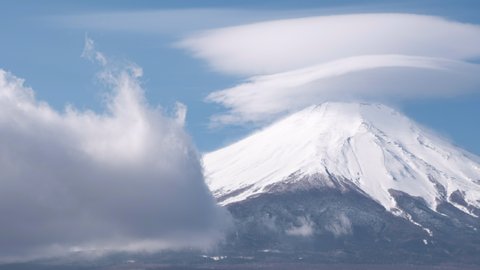 Lenticular Clouds On Top Of Stock Footage Video 100 Royalty Free 1054125371 Shutterstock