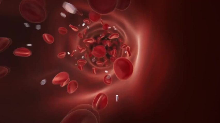 Glucose with blood in the vascular access