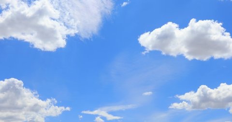 beautiful cloud Blue sky with clouds 4K Time lapse clouds