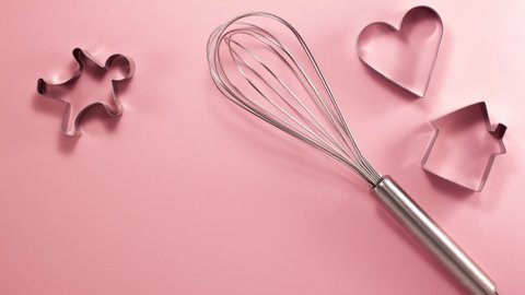 Steel Whisk House Man Heart Shaped Stock Footage Video (100% Royalty ...