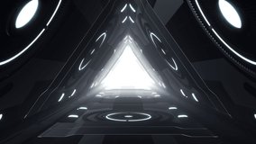 Animation of abstract futuristic tunnel background - Powered by Shutterstock - Get 15% off with code: PIKWIZARD15