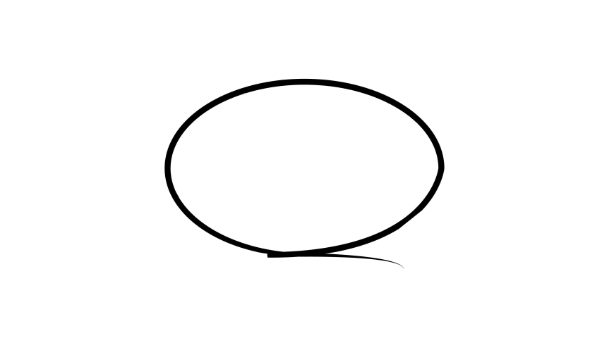 Hand Drawn circles animation strokes Royalty-Free Stock Footage #1054546151