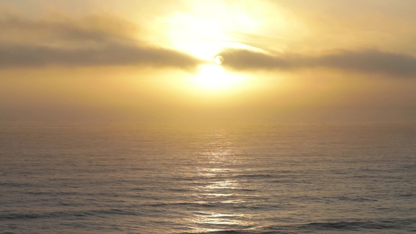 Sunset with sky and clouds over the water image - Free stock photo ...
