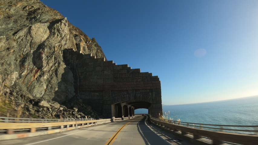 Cliff road. Cliff road
