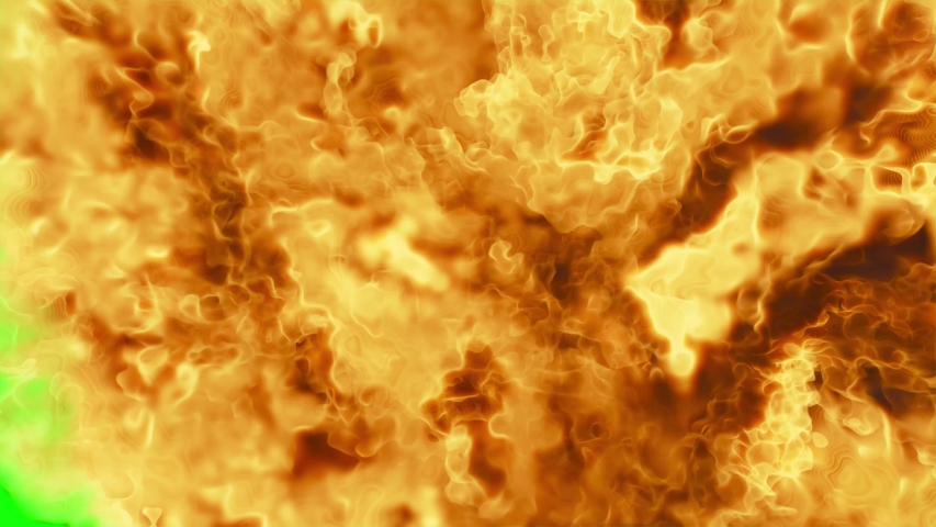 Fire Explosion blast, Nuclear Bomb, 3D Rendering, VFX Explosion Animation With Alpha channel.